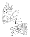Diagram for Jeep Liberty Car Speakers - 56043268AA
