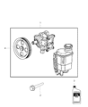 Diagram for 2010 Dodge Ram 1500 Power Steering Pump - 55398903AE