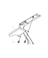 Diagram for 2001 Chrysler Prowler Sun Visor - RG57BX7AB