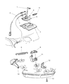 Diagram for 1997 Jeep Grand Cherokee Shift Cable - 52104095