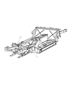 Diagram for 2003 Dodge Viper Front Cross-Member - 5290045AB