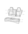 Diagram for 2009 Jeep Patriot Seat Cover - 1PU52DK7AA