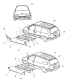 Diagram for 1998 Dodge Caravan Door Moldings - 4717237
