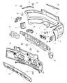 Diagram for Chrysler Crossfire Bumper - 5159187AA