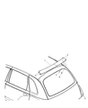 Diagram for 2008 Chrysler PT Cruiser Spoiler - ZW65AVEAC