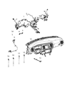 Diagram for Dodge Challenger Antenna - 68360021AA