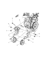 Diagram for 2007 Dodge Grand Caravan Power Steering Pump - R4743969AC