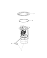 Diagram for 2018 Jeep Compass Fuel Level Sensor - 68368230AA