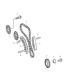 Diagram for Jeep Compass Timing Chain Tensioner - 68164853AA