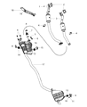 Diagram for 2013 Jeep Grand Cherokee Catalytic Converter - 68110124AB