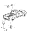 Diagram for 2005 Dodge Dakota Back Up Light - 55077604AC