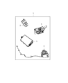 Diagram for 2013 Jeep Compass Antenna - 68056236AA