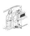 Diagram for 2001 Chrysler Voyager Seat Belt - TJ31XT5AB