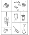 Diagram for 2006 Chrysler Crossfire Transmitter - 5099684AA