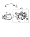 Diagram for Chrysler Sebring Differential - 5157002AB
