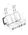 Diagram for 2006 Chrysler Pacifica Seat Cover - 1BF171L5AA