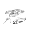 Diagram for 2020 Dodge Charger Dome Light - 5LN19DX9AD
