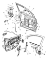 Diagram for Dodge Caliber Door Handle - XU55WS2AE