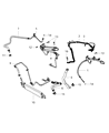 Diagram for Jeep Power Steering Hose - 52124650AE