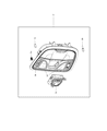 Diagram for Chrysler 200 Dome Light - 5MK051X9AF