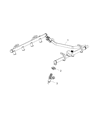 Diagram for Dodge Fuel Rail - 53010864AC