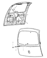 Diagram for 2002 Chrysler PT Cruiser Wiper Motor - 5018406AA
