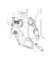 Diagram for 2009 Jeep Liberty Fuel Door - 57010161AA