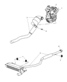 Diagram for 2007 Dodge Caliber Exhaust Pipe - 5105674AB