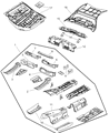 Diagram for 2006 Chrysler 300 Floor Pan - 5065755AJ