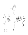 Diagram for Jeep Compass Battery Cable - 68309063AD