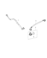 Diagram for Mopar Crankcase Breather Hose - 68217313AB