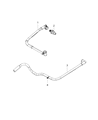 Diagram for 2015 Dodge Viper PCV Valve Hose - 5038618AD