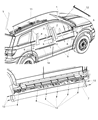 Diagram for Dodge Journey Weather Strip - 5076858AB