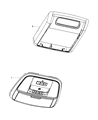 Diagram for 2011 Dodge Durango Dome Light - 1UC591DAAA