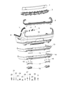 Diagram for Dodge Challenger Bumper - 68371809AA