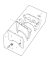 Diagram for Dodge Ram Van Instrument Cluster - 56045667AH