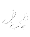 Diagram for Chrysler Voyager Door Latch Cable - 68351714AA