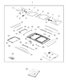 Diagram for Jeep Sunroof - 6QX05LXHAA