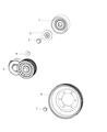 Diagram for 2013 Dodge Viper Harmonic Balancer - 5037204AB