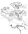 Diagram for 1999 Dodge Durango Brake Line - 52008981