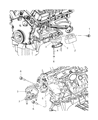 Diagram for Chrysler 300 Engine Mount Bracket - 4578044AD