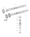 Diagram for 2002 Dodge Sprinter 2500 Valve Stem Seal - 5080057AA