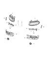 Diagram for Dodge Charger Headlight - 68214399AE