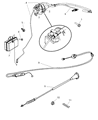 Diagram for 2005 Jeep Grand Cherokee Accelerator Cable - 52109653AD