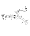 Diagram for 2018 Jeep Wrangler EGR Tube - 5281745AA