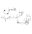 Diagram for Jeep Wrangler EGR Tube - 68490191AA
