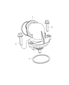 Diagram for Chrysler Thermostat - 68147599AB