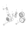 Diagram for Ram 1500 Timing Belt - 5281543AB