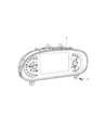 Diagram for Dodge Viper Instrument Cluster - 5035444AC