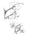 Diagram for Chrysler Sebring Radiator Cap - MR597126